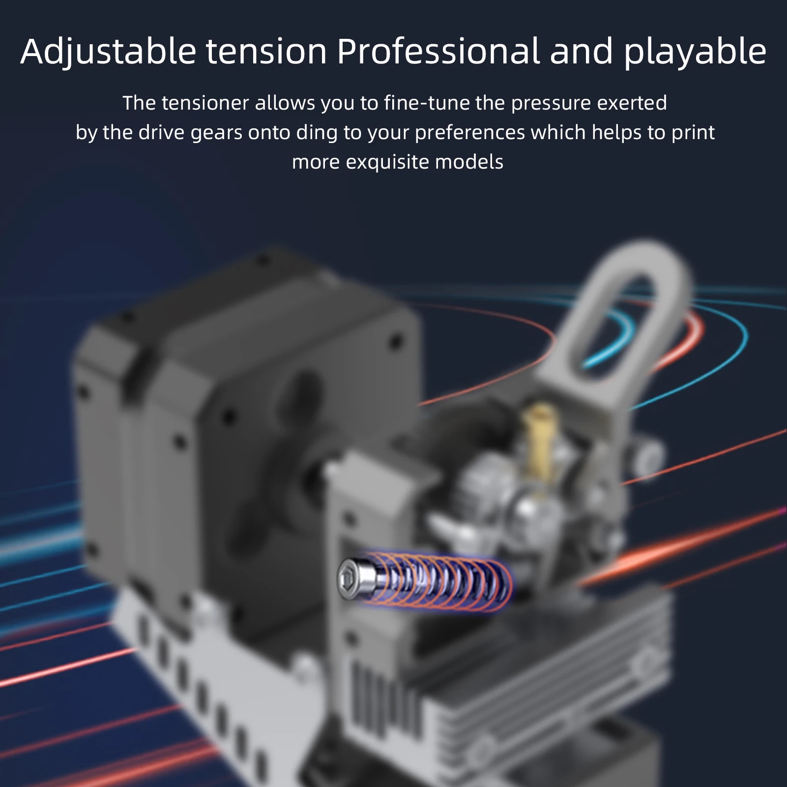 Creality 3D Printer Sprite Extruder Pro Kit Dual Gear for Ender-3/Ender-3 Pro/Ender-3 Max/Ender-3 V2 3D Printers Accessory. 