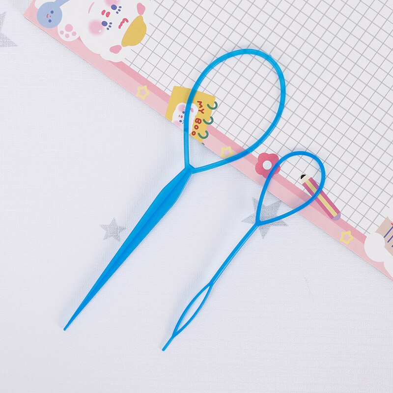 5Pcs/Set Ponytail Creator Plastic Loop Styling Tools Pony Topsy Tail Clip Hair Braid Maker Tool for Women Girl Hair Tools. 