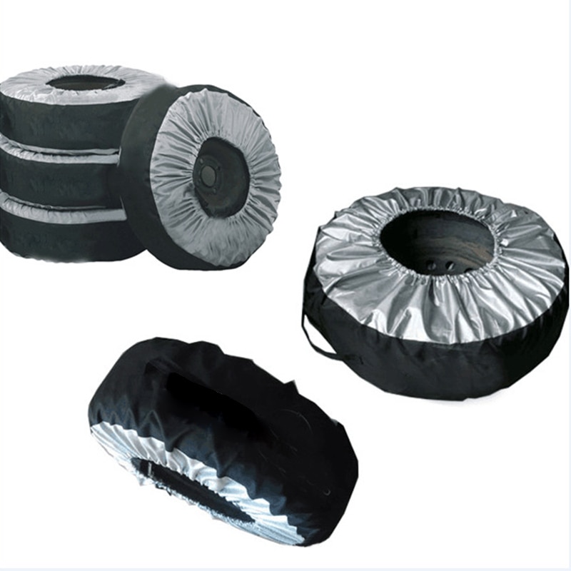 【Alizeker Mall】1PC Universal 13-19inch Car SUV Tire Cover Case Wheel Bag Tyre Tote Polyester Oxford Cloth Storage. 