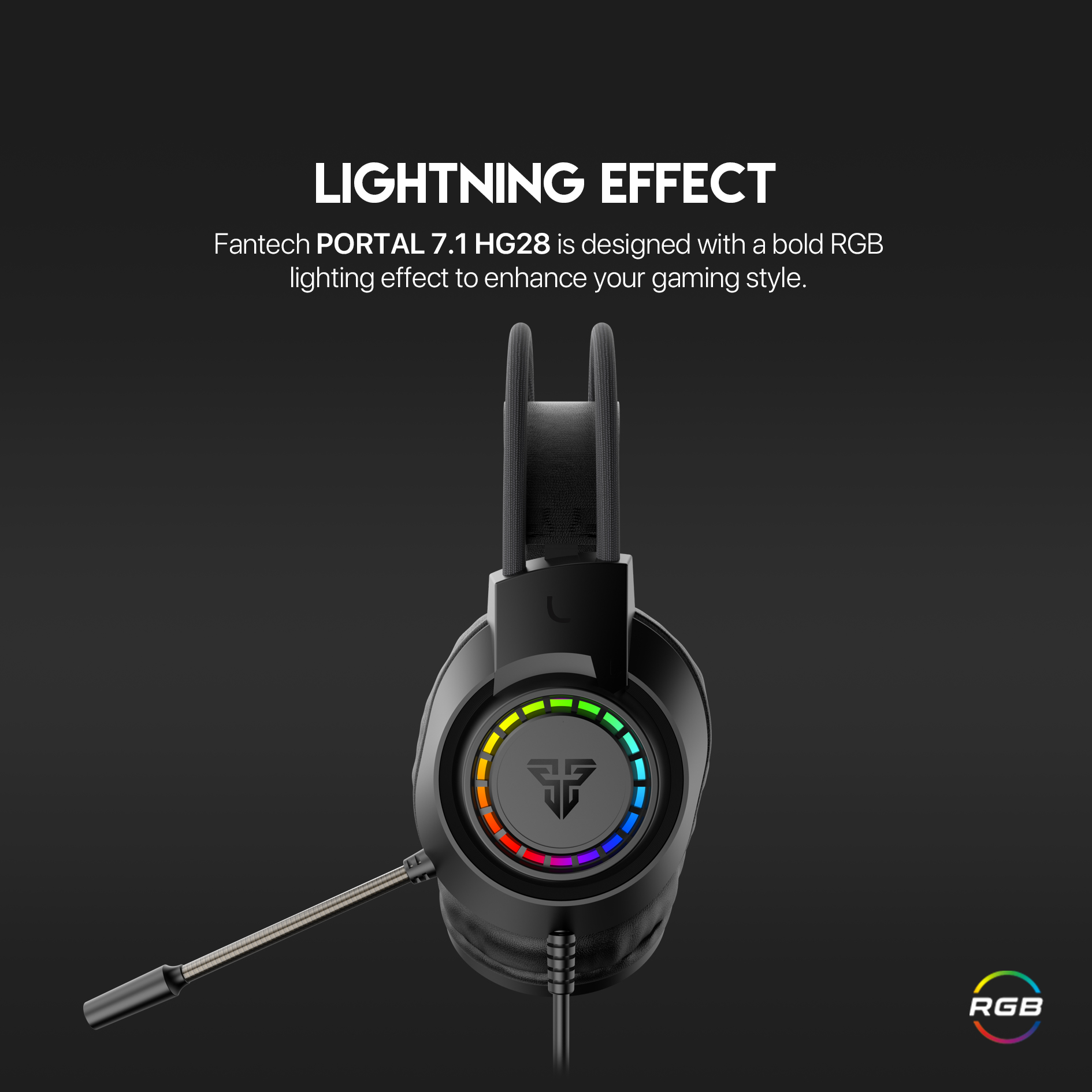 READY STOCK]Alcatroz Neox HP500 RGB Wired Gaming Headphone with