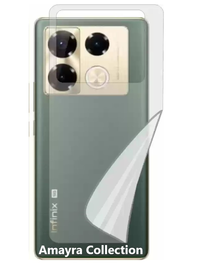 3in1 Protector Combo Pack for Infinix Note 40 Pro+ 5G (Front Hydrogel Screen Protector Poly + Back Hydrogel Poly Protector + Camera Lens Protector). 