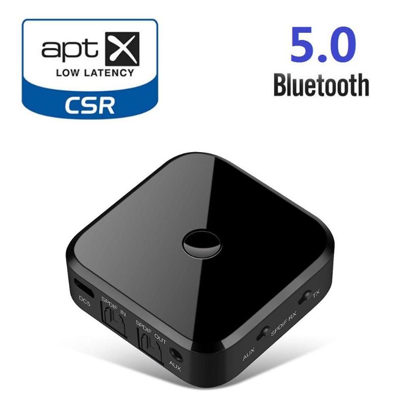 Apt-x HIFI Wireless Adapter Audio TX16 Bluetooth Receiver Transmitter Audio SPDIF Optical Fiber For Smartphone PC TV Headphone