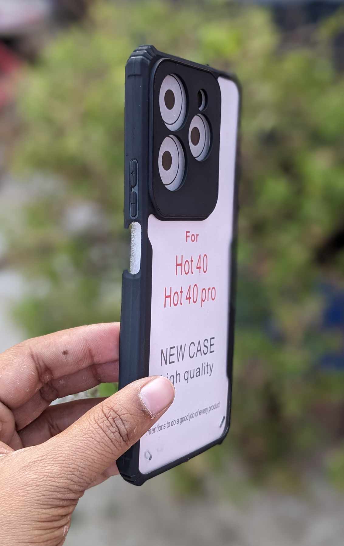 Xundd Case For Infinix Hot 40 / Infinix Hot 40 Pro  Case Shockproof Transparent Bumper Back Phone Cover. 