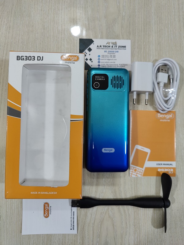 Bengal BG 303 Dj Java Supported 4 SIM Standby 4500mAh Power Bank Phone. 