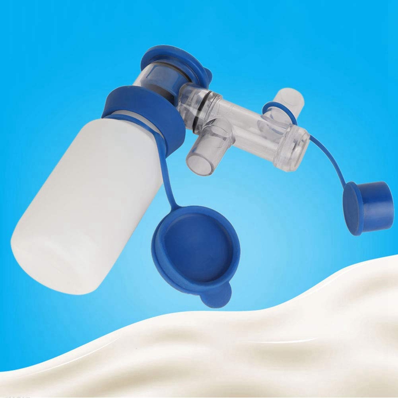 Milk Sampling Bottle, 200Ml Sampling Bottle Sampler Cow Milk Liquid Sampling Bottle Milk Container Corrosion-Resistant, Easy to Remove Milking Machine. 