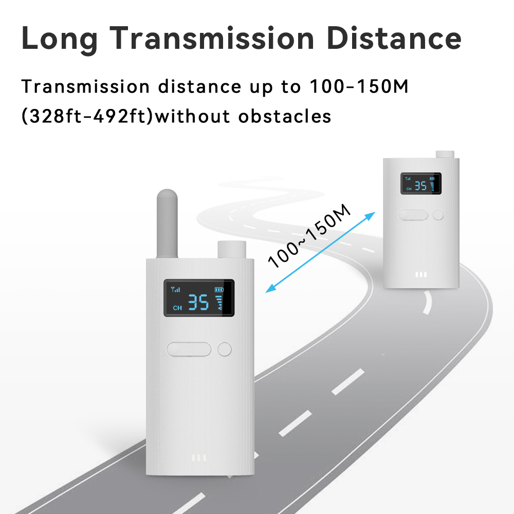 Tebe Wireless Tour Guide System with Microphone Portable Audio Transmitter Receiver for Church Excursion Museum Conference. 