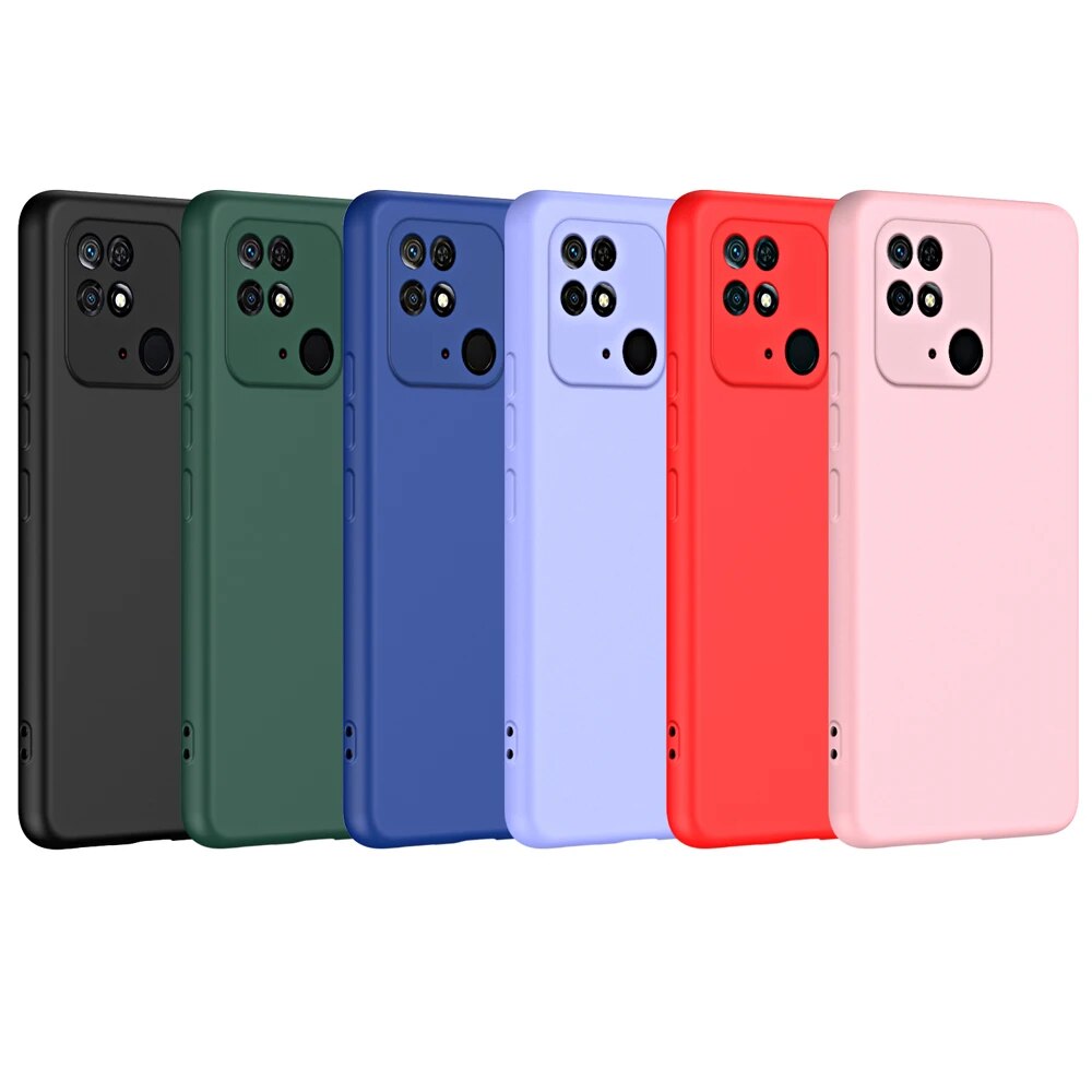 Liquid Case for Xiaomi Redmi 10C 10A 9A 9C 12c Fundas Redmi Note 10 10S 11 11s 12s 12 Pro 5G A1 A2 Plus Cover Coque