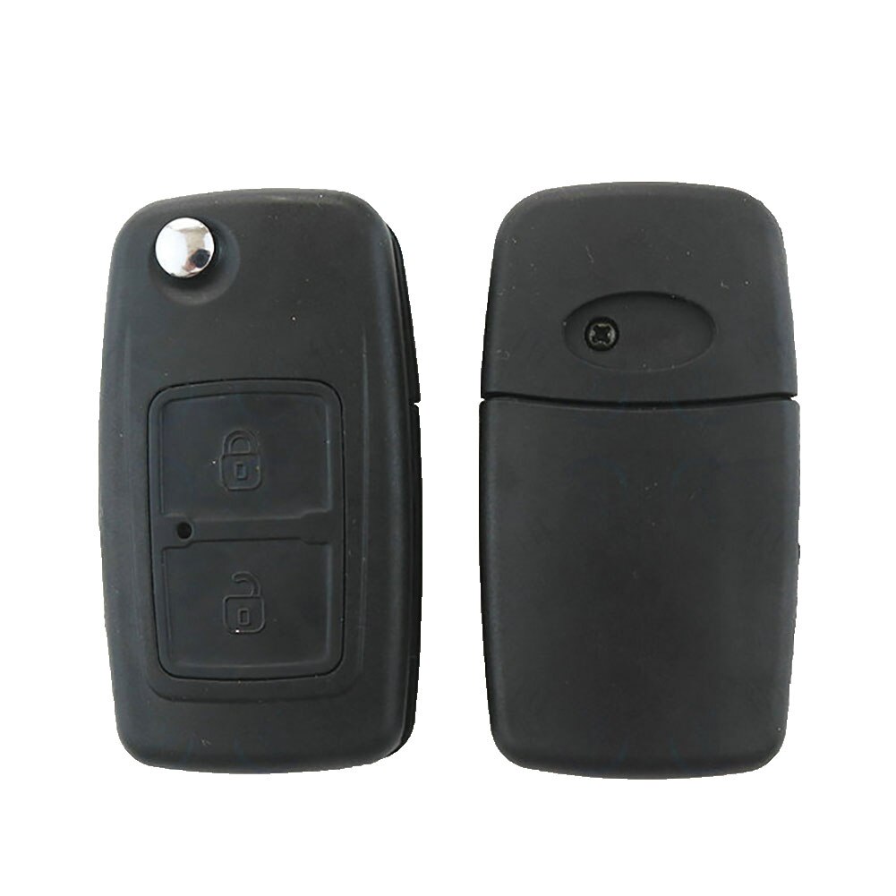 2 Buttons For Chery A5 Fulwin Tiggo E5 A1 EASTER Car Key Case Remote Key Shell Fob Blank Key Folding Flip Uncut Blade-black. 