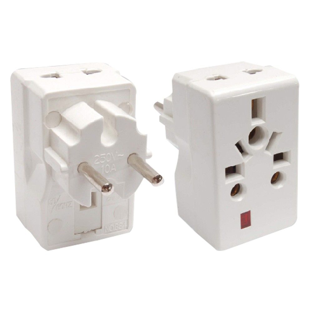 Three Pin Multi Plug multi socket Plug Adapter 3 Way UK Plug Adapter Fuse Type G Multi Plug Adapter Daraz .bd