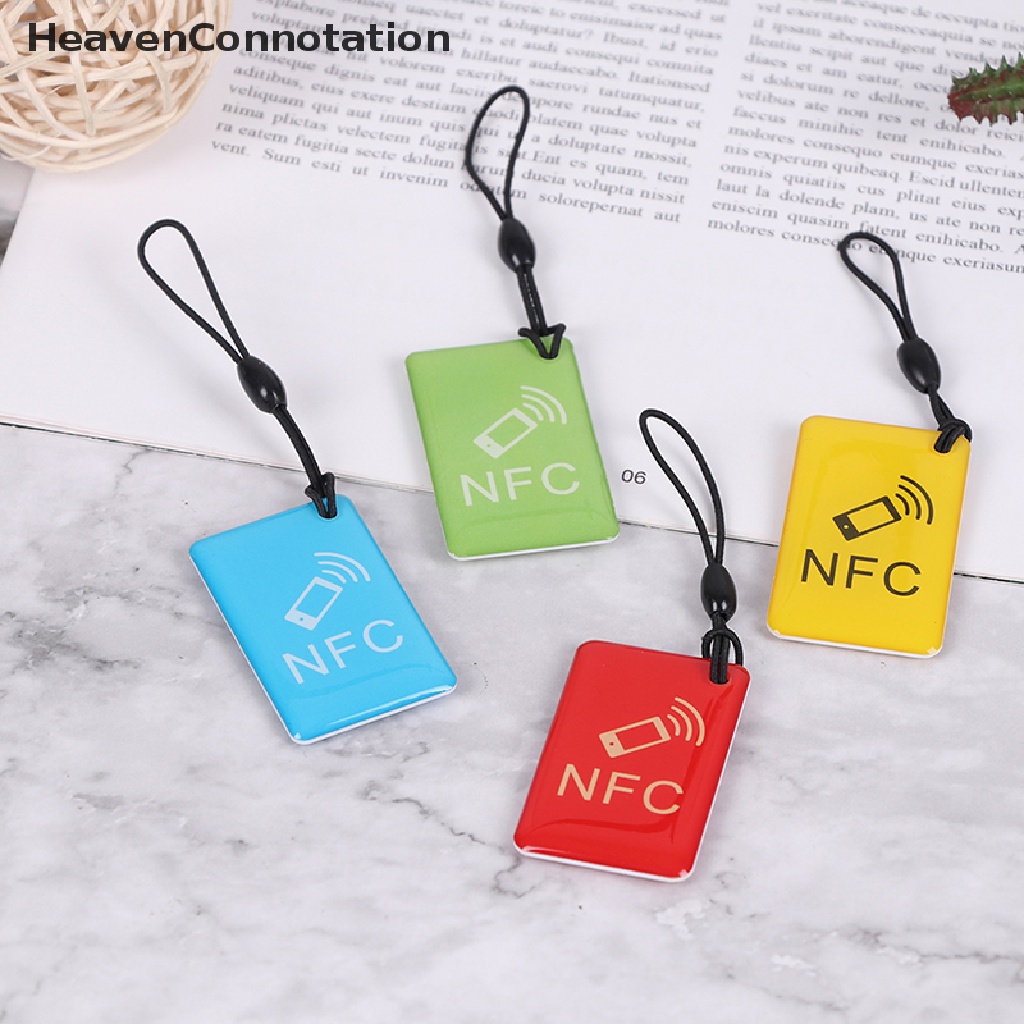 【HeavenConnotation】 NFC Tags Lable Ntag213 13.56mhz Smart Card For All NFC Enabled Phone. 