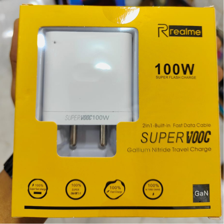 Realme 100W SuperVOOC Charger USB Port Wall Power Adapter 100 Watt Fast Charger with USB Type C PD Cable For OPPO Find X6 X5 Pro Reno 10 9 Pro Pad Realme 9 Pro+ Realme 10 Pro Plus 11 Pro+ 12 Pro Plus. 