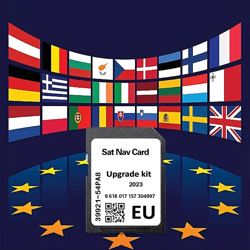SD Map for Suzuki Vitara Navigation Maps Card SCX4 SD Card Europe with Free Anti Fog Flim
