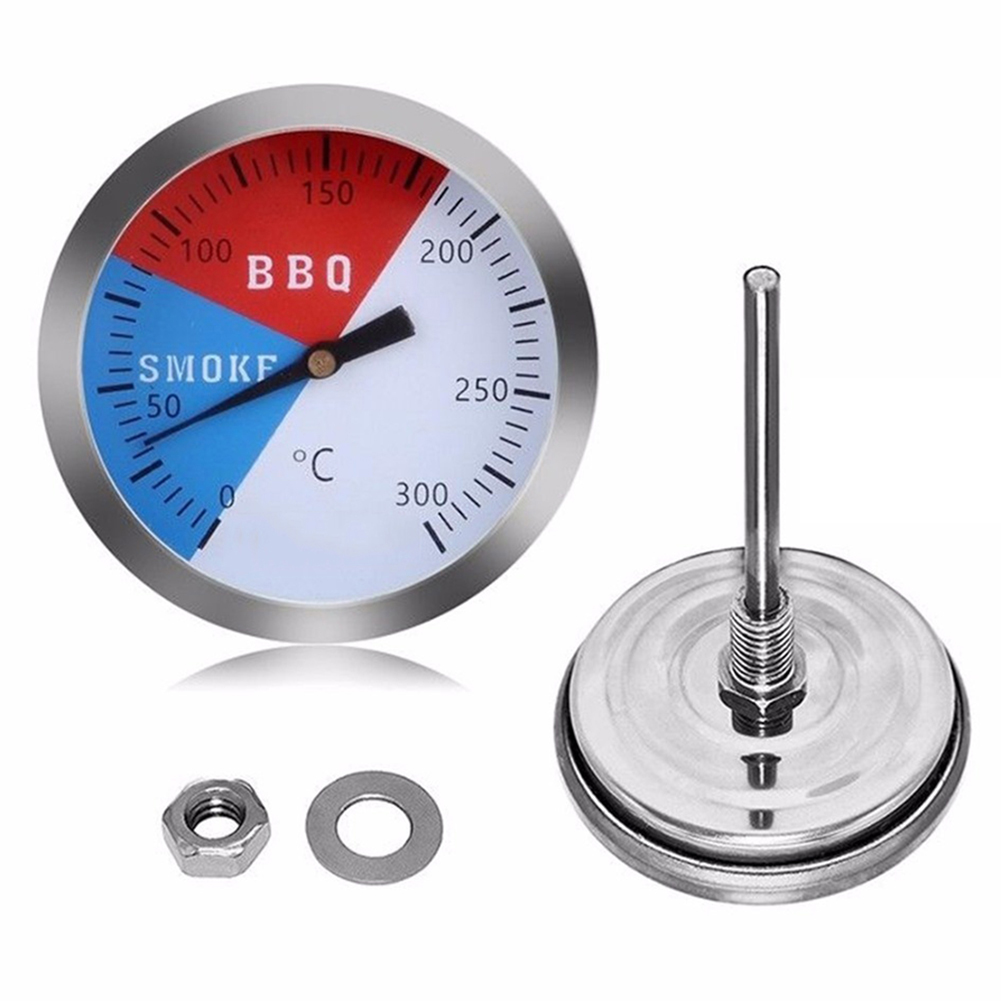 BBQ Thermometer Analog - 100-700°F Doppelskala Für Grill & Ofen