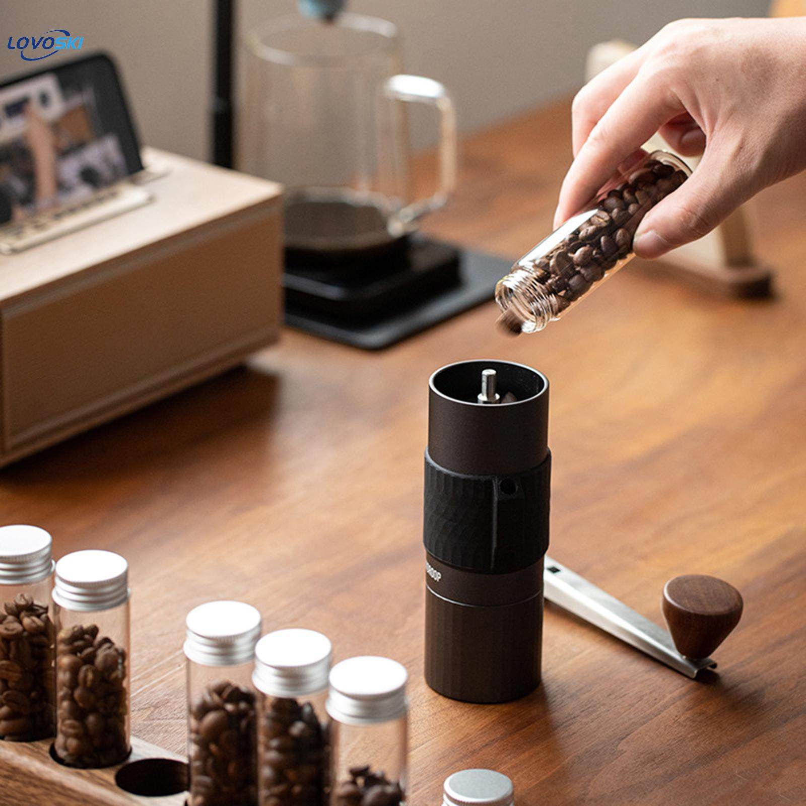 Single Dosing Coffee Bean Storage Tubes, Coffee Beans Storage Container Airtight Coffee Bean Cellars with Stand for Candy, Sugar, Nuts, Bar Pantry. 