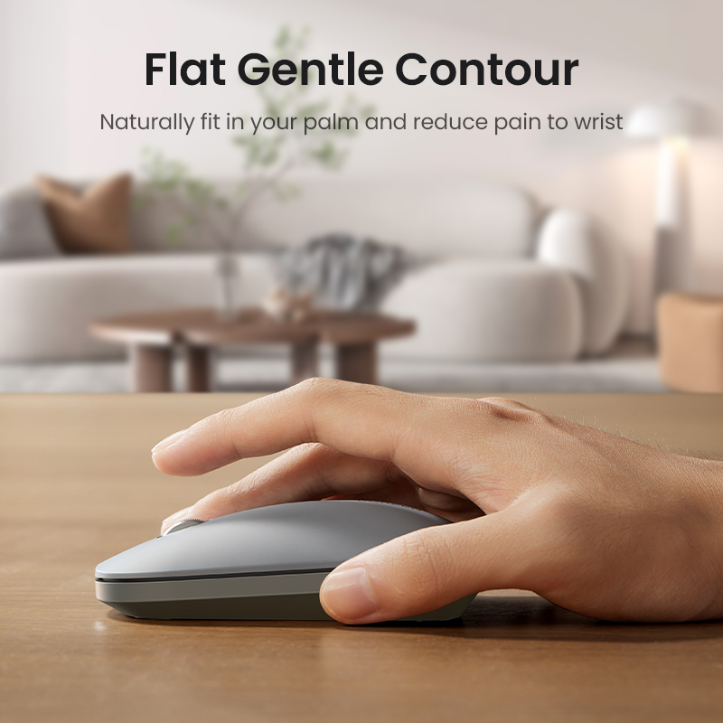 UGREEN Mouse Wireless Bluetooth 2.4G Silent Mice 4000 DPI Left Right Hand For MacBook Tablet Computer Laptop PC Wireless Mouse. 