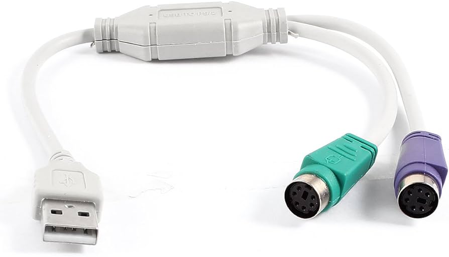 USB TO PS2  Keyboard Splitter Cable. 