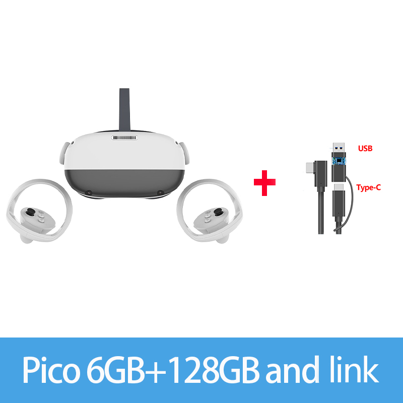 Pico Neo3 6 128G VR Headsets Version VR All-in-one Machine Virtual Reality Equipment Smooth Gameplay VR Smart Glasses New 2022. 