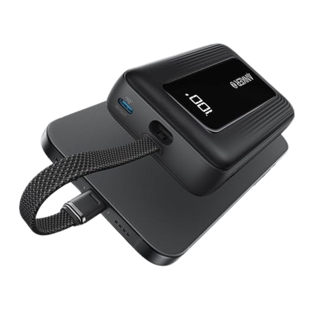 Anker Zolo Power Bank 20000mAh 30W with Built-in USB-C Cable (A1689). 