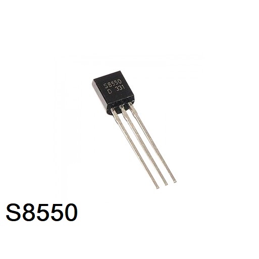 10Pcs S8550 S-8550 8550 Transistor BJT PNP 40V 500mA PNP General Purpose Transistor TO-92 Package Bipolar Junctions Transistor. 
