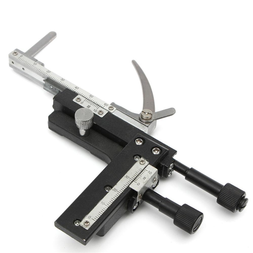 Professional Straight Type Microscope Attachable Mechanical Stage X-Y Moveable Stage Vernier Caliper Ruler with Scale. 