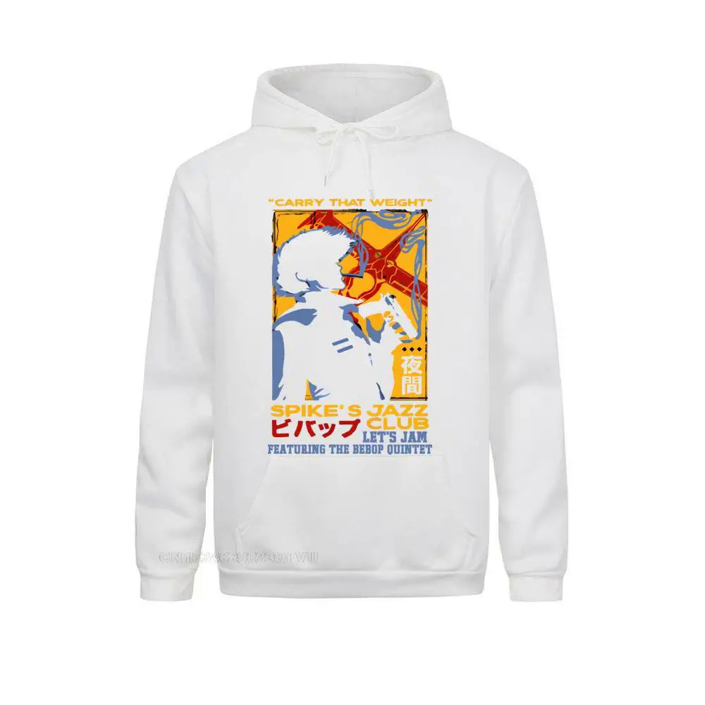 Funny Design Cowboy Bebop Hoodies Cotton Anime Manga Spike Spiegel Jazz Club Hoodie Mother's Day Graphic Oversized Hoodie Top. 