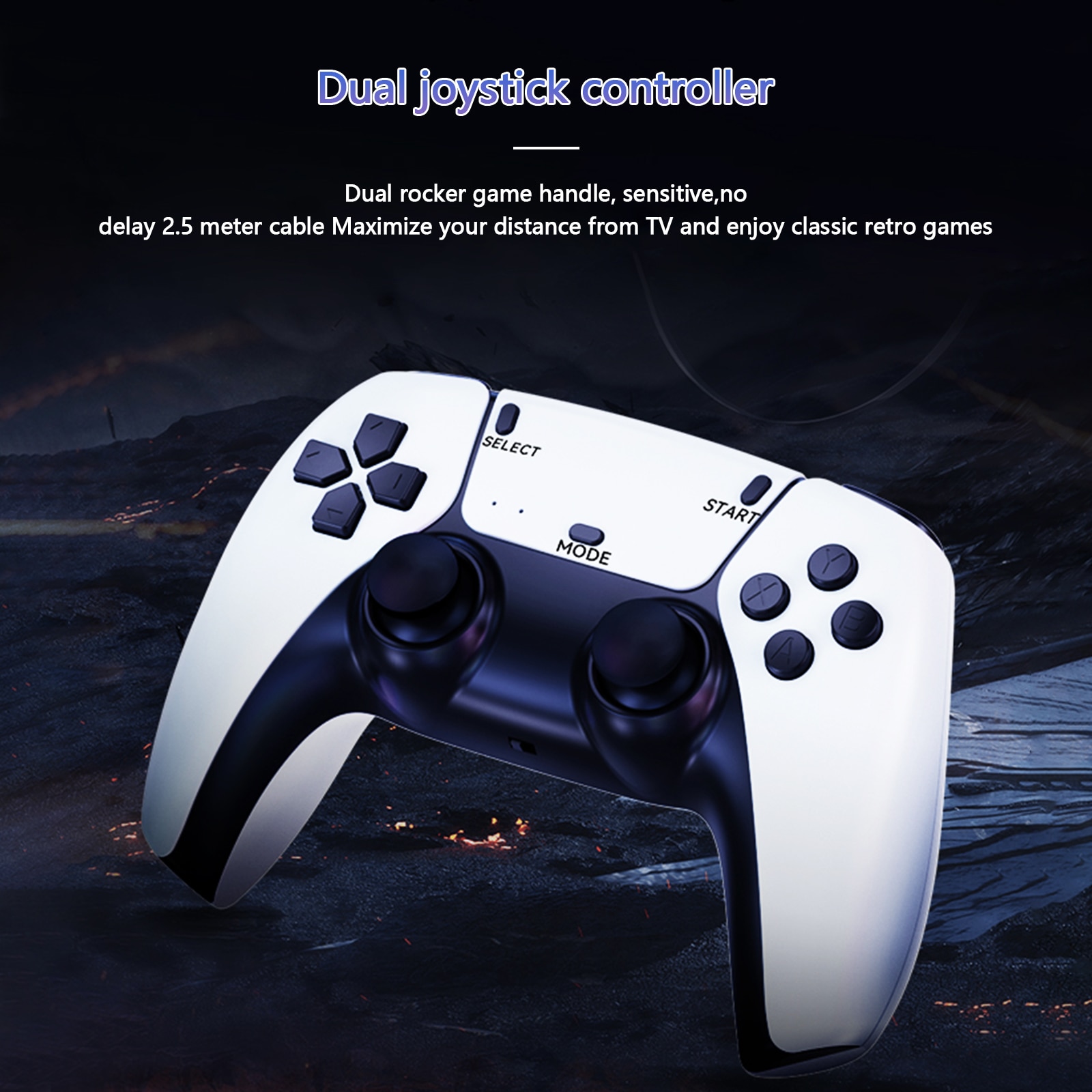 M8 Pro Game Stick 4K HDMI HD Video Console 2.4G Wireless Controller For PS1/FC/GB/GBA Arcade Retro TV Game Console 20000+ Games. 