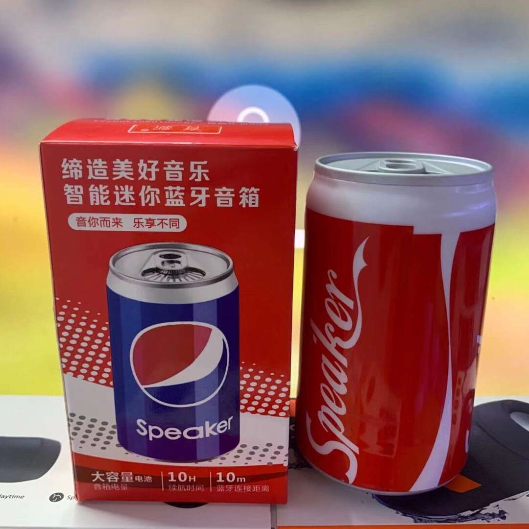 New wireless Bluetooth speaker Pepsi can Sprite mini portable subwoofer card insertion sound phone
