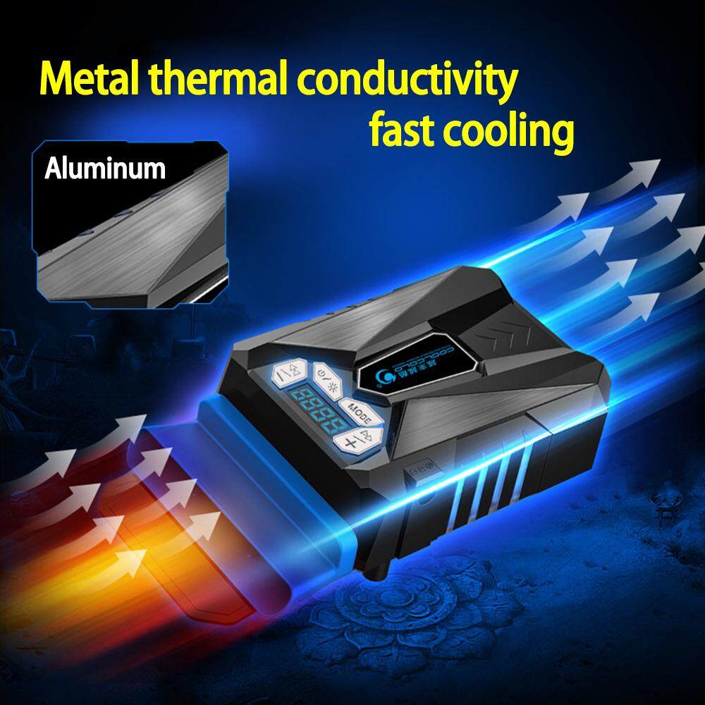 Low Noise Vacuum USB Powered Mini Air Extracting Cooling Fan Radiator LCD Display Adjust Speed For Notebook Laptop. 
