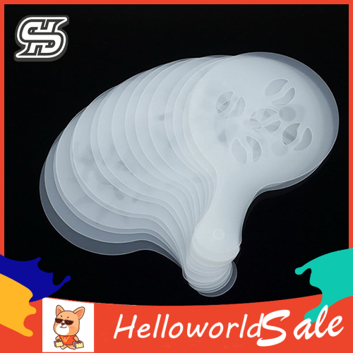 16Pcs Creative Coffee Cappuccino Latte Templates Art Stencil DIY Decoration Mold. 