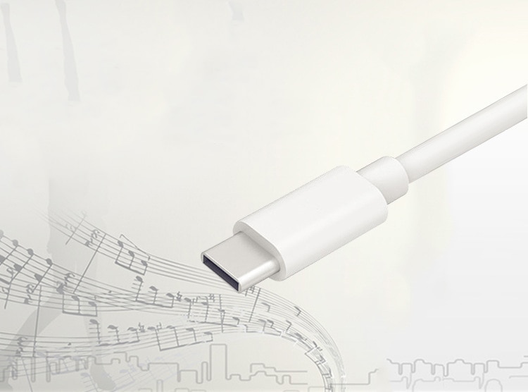 【happy one】VPB Type-C Earphones Control With Microphone Type C headset USB-C Earbuds For LeEco Le 2 / Max/ Pro for. 