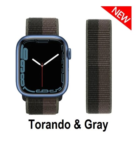 45mm/44mm/49mm/42mm New Edition Sport Nylon Fabric Adjust Strap For Apple Watch 8 ULTRA Smartwatch.