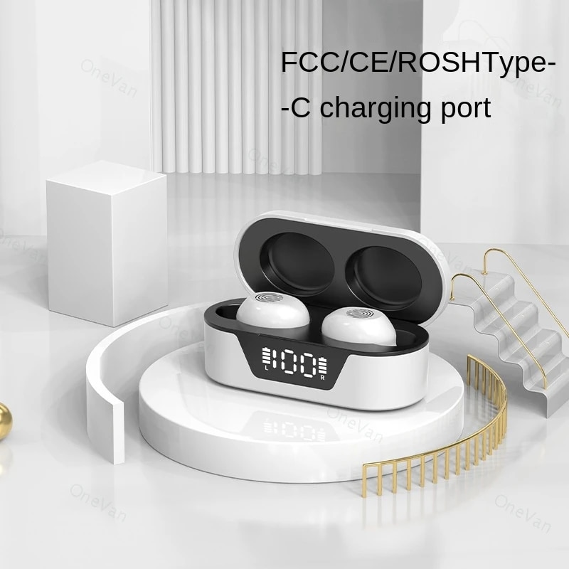 【3C VictoryEagle】Bluetooth Headset with Touch gift for girl mini headphones For iPhone 13 Pro Max 12 11 Poco X3 Tws 5.2. 