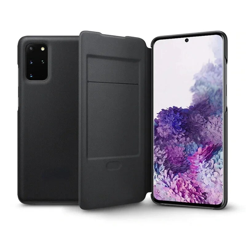 Original SAMSUNG Galaxy S20 S20+ S20 Plus S20 Ultra 5G Smart LED View Cover Sleep Case Protective Case All-Inclusive Anti-Fall. 