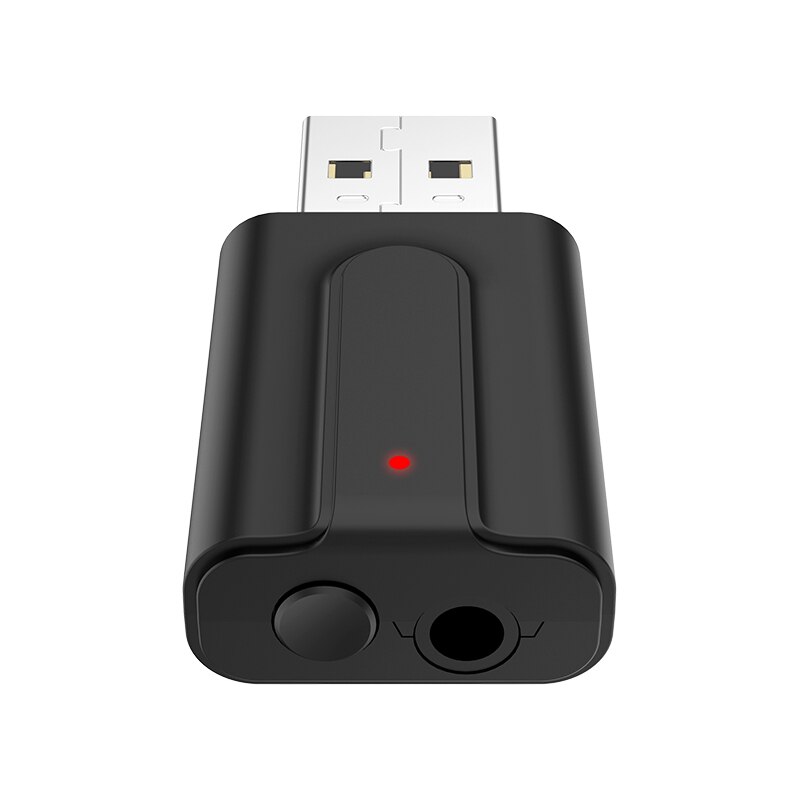 VIKEFON USB Bluetooth 5.0 Dongle Adapter 3.5MM AUX for PC Computer Speaker Wireless Bluetooth Music Audio Receiver Transmitter. 