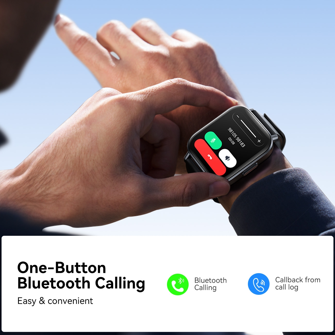 (New)JOYROOM Fit-life Series JR-FT3S 1.96 inch Bluetooth Call Watch Supports Sleep Monitoring. 