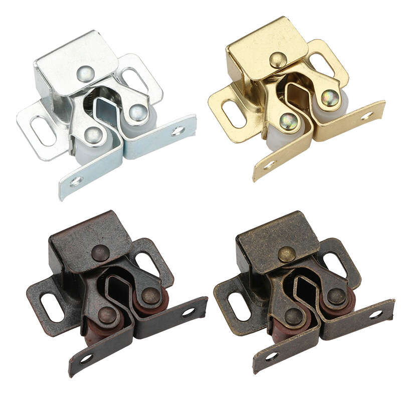 touching magnetic wardrobe door type spring clip lock buckle Cabinet suction card beads. 