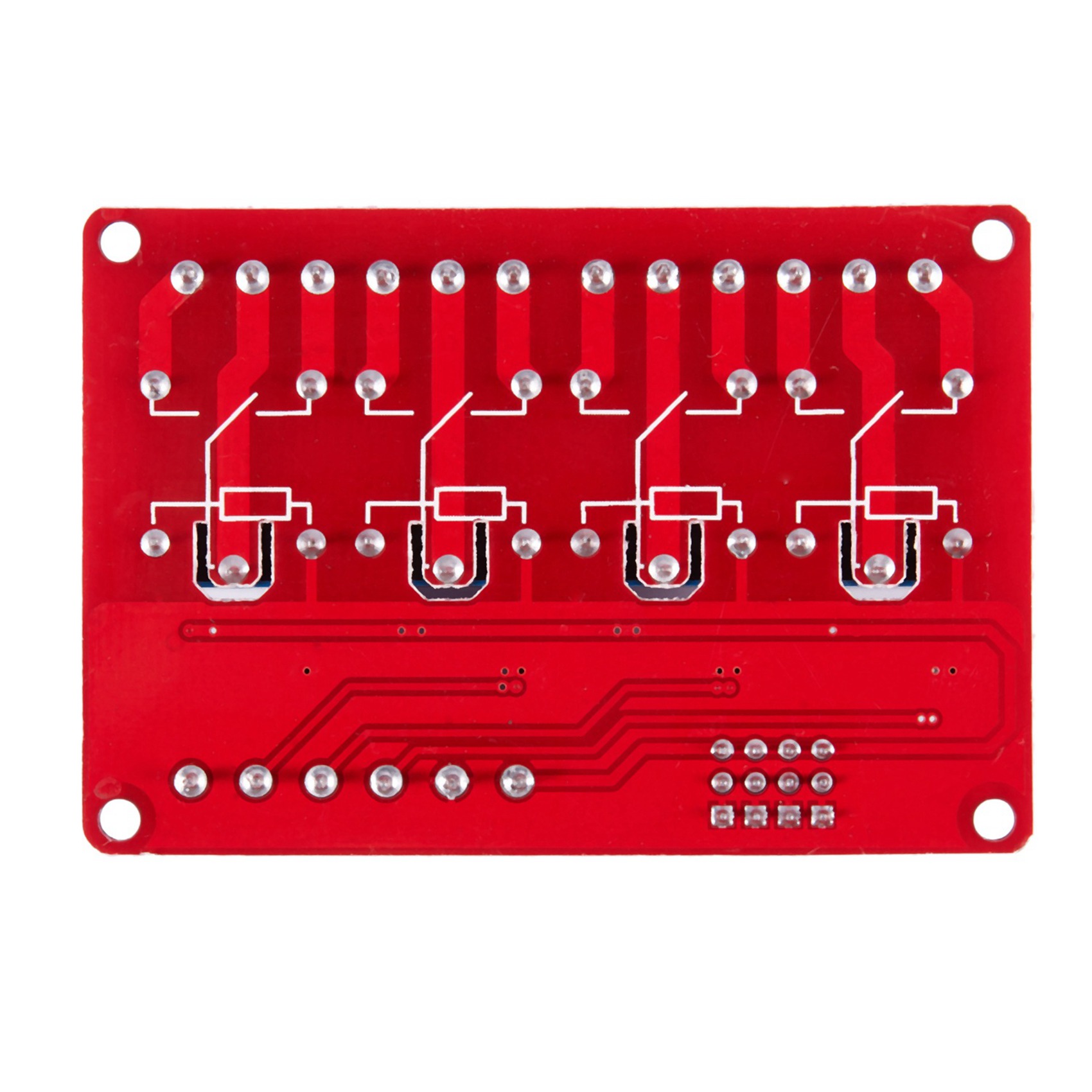2X 5V High / Low Level with Trigger Opto-Isolator 4 Channels  Relay Module. 