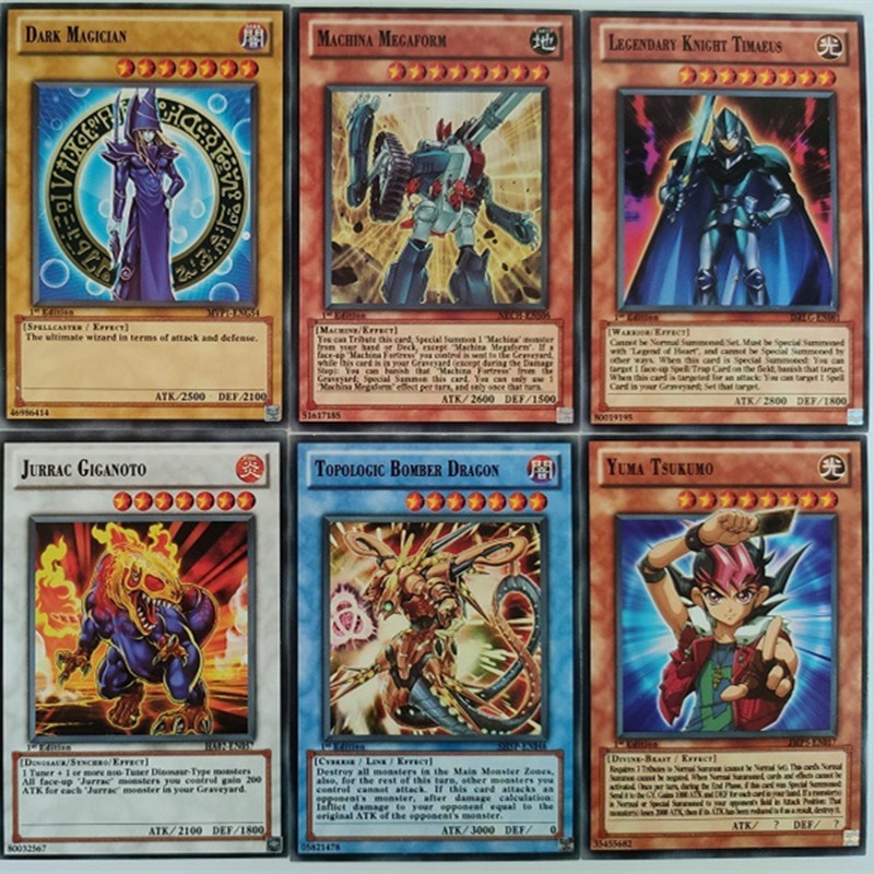【happy one】Classic Yu Hi English Game Playing Cartoon Yugioh Card Box Holder Collectibles 40 PCs Flash Cards Cool Souvenir. 