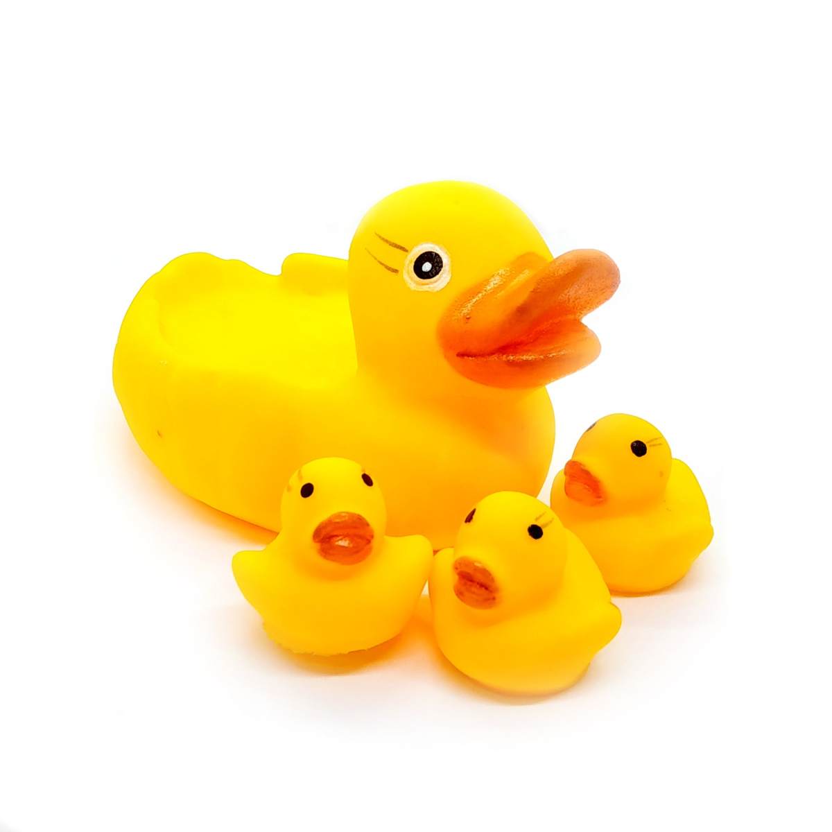 rubber duck family bath set