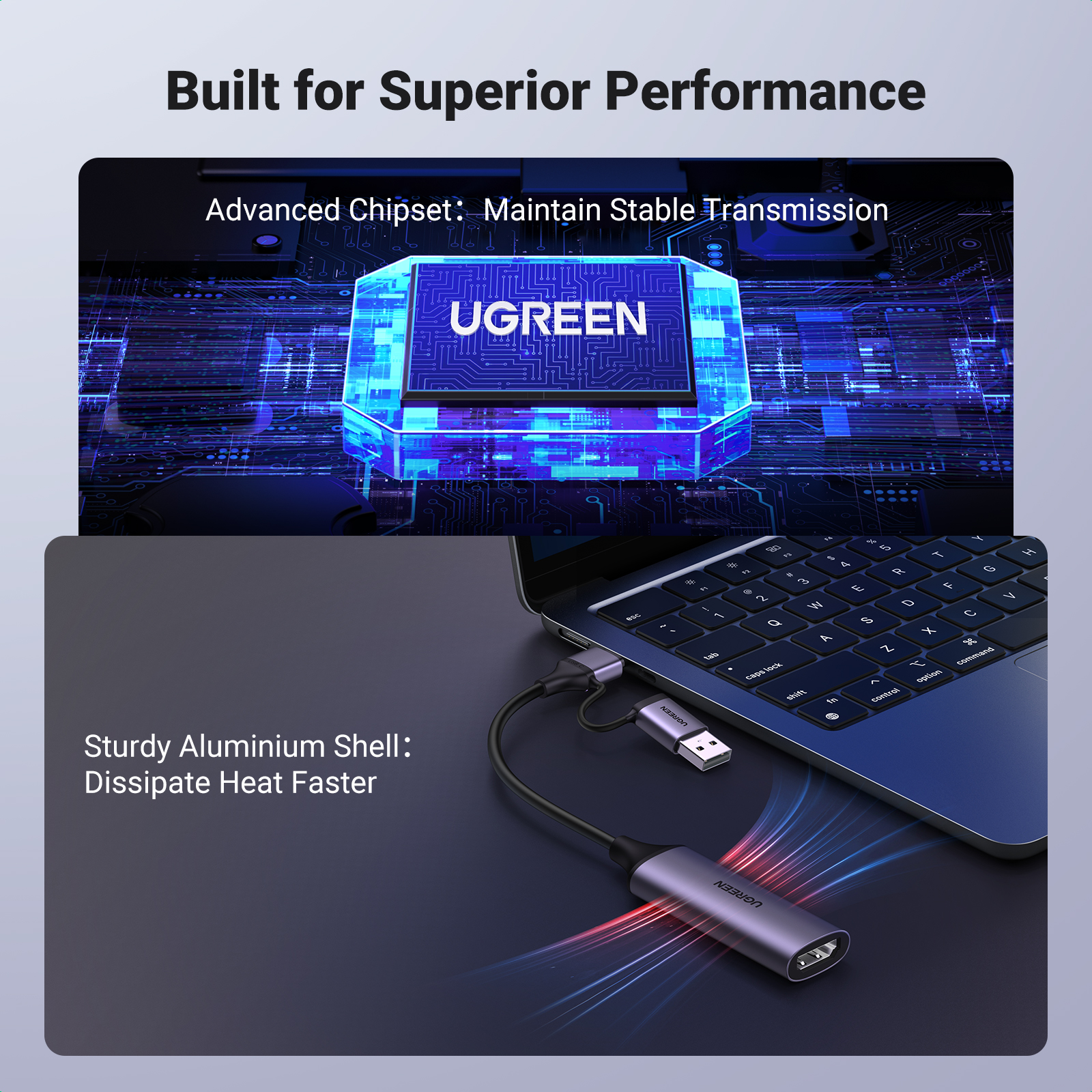 UGREEN Video Capture Card HDMI to USB Type C Capture 1080P 60FPS 4K Stream Record Audio Game Thunderbolt 4 for PS5 Xbox TV Stick iPad Pro Mac PC. 