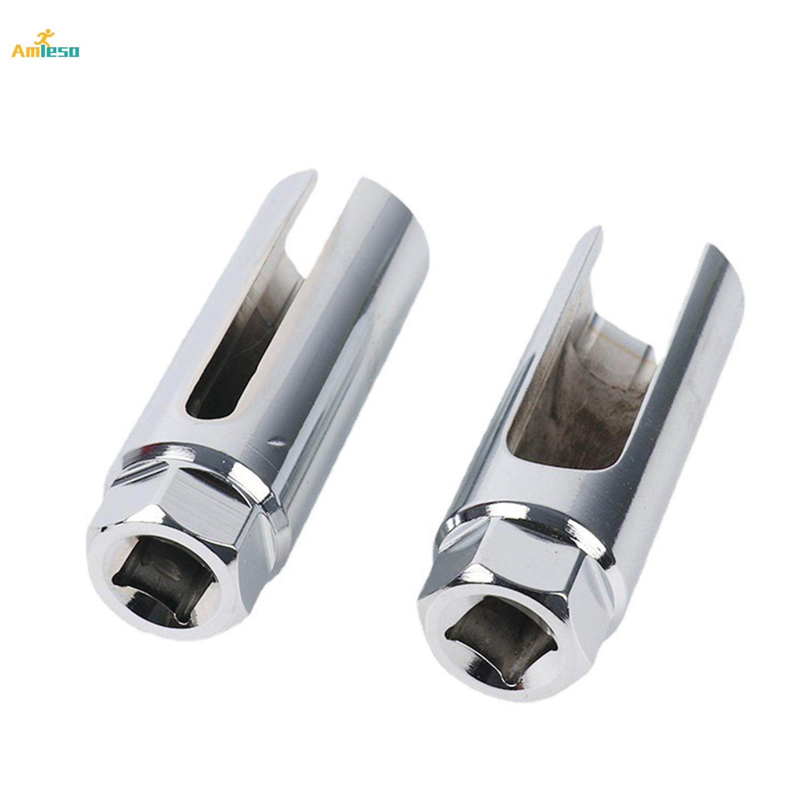 Oxygen Sensor Socket with Side Wire Cutout, 1/2in Drive x 7/8in (22mm) All Vehicle O2 Removal and Installation , 17mm
