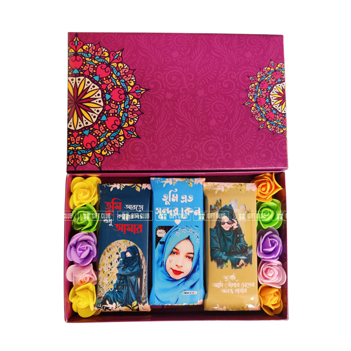 Customized Chocolate's Package & Gift Combo: A Thoughtful Gift with a Personalized Touch. 