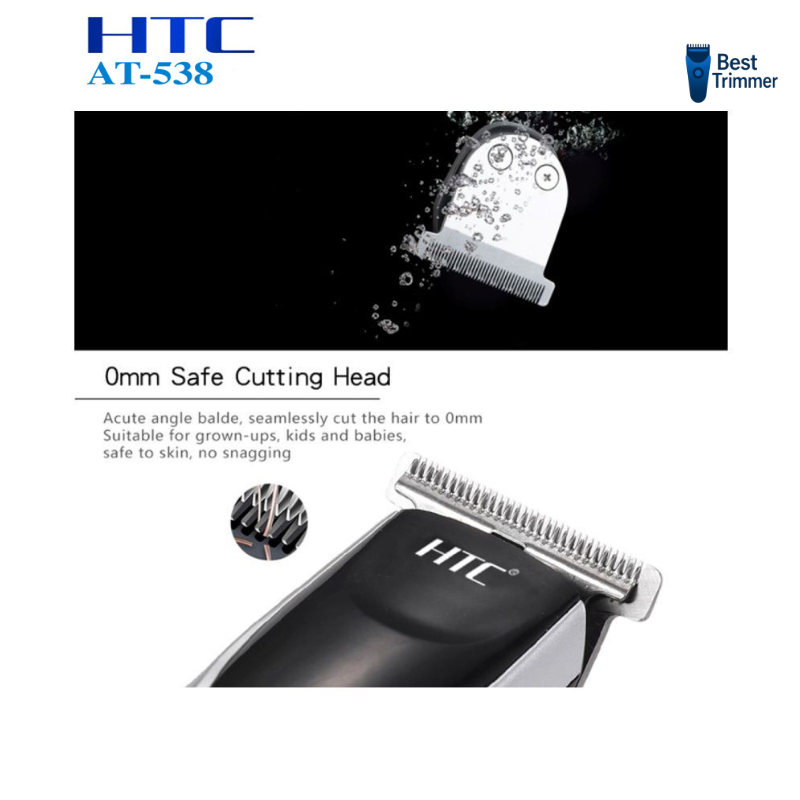HTC AT 538 Rechargeable Hair and Beard Trimmer for Men. 