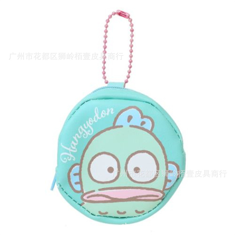 Japan New Hello Kitty Cartoon Small Coin Purse Cute PU Puppy Clutch Bag Clownfish Pendant Storage Bag