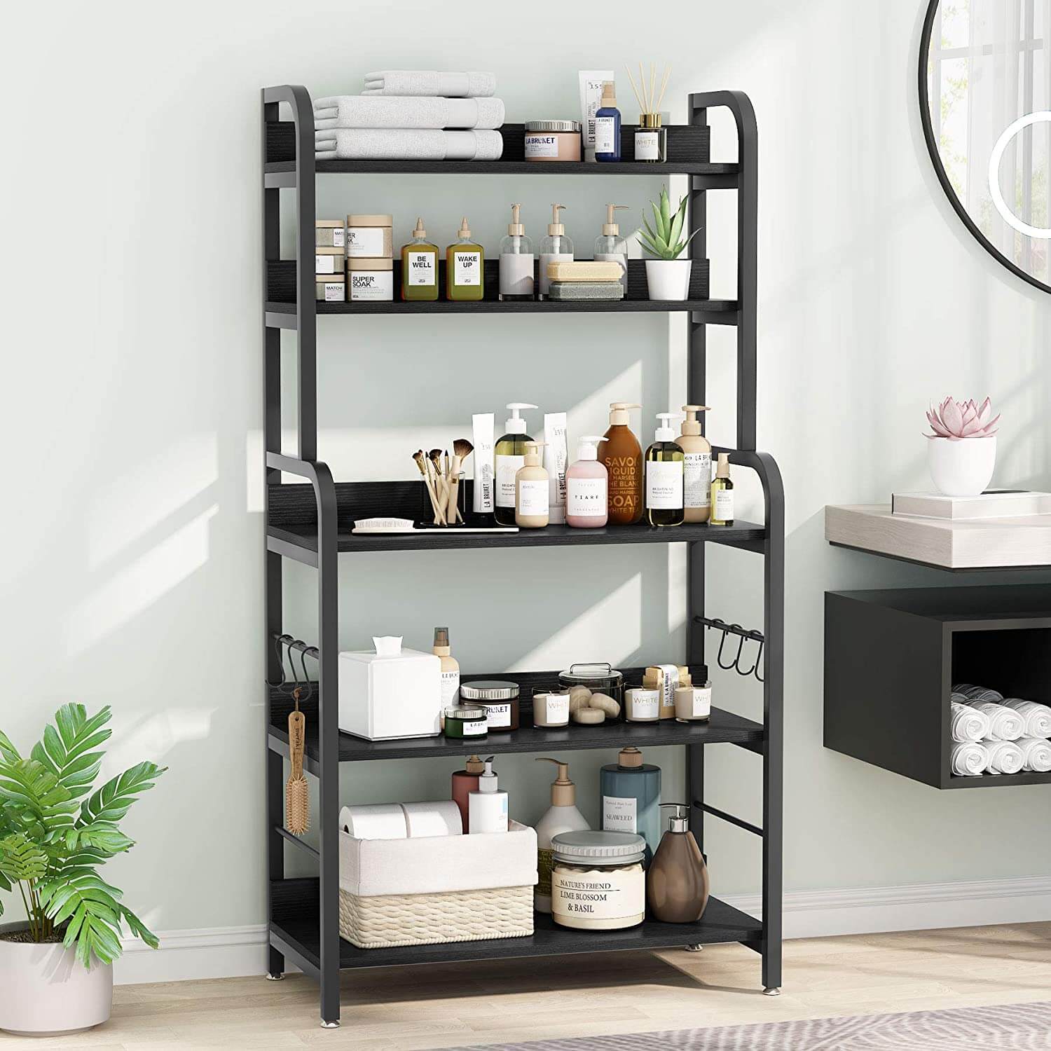 Rectangular Microwave Oven Stand Rack, Storage, Saving Space, Microwave Rack. 
