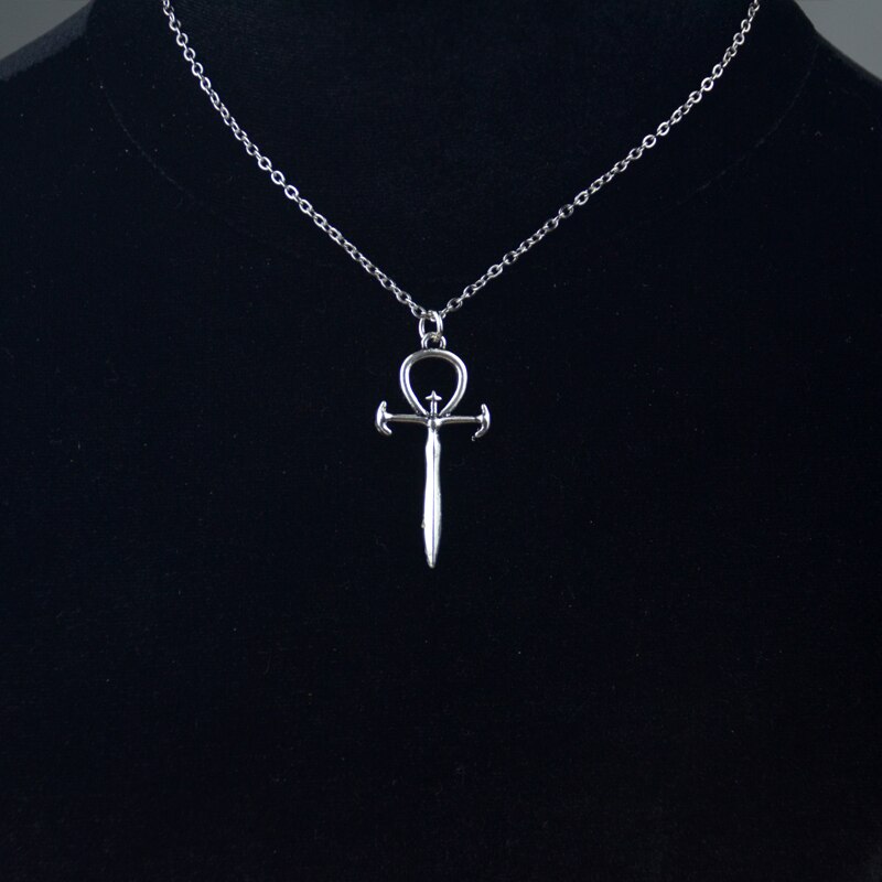 【DM bag factory Store】Vampire Ankh Pendant gothic order nosferatu symbol. 