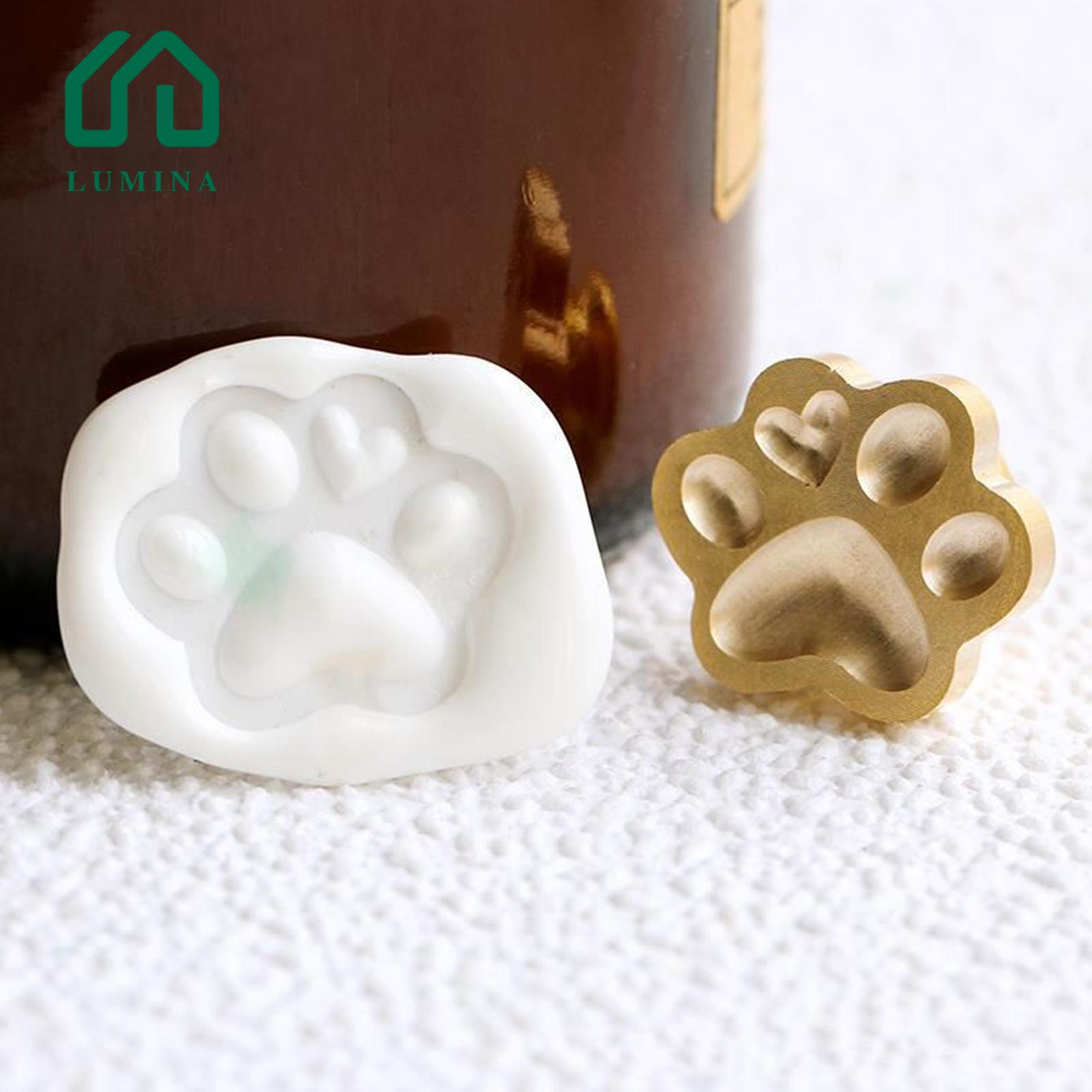 Lumina Wax Seal Stamp Durable Cat Claw Shape Envelope Sealing Wax Seal Head. 