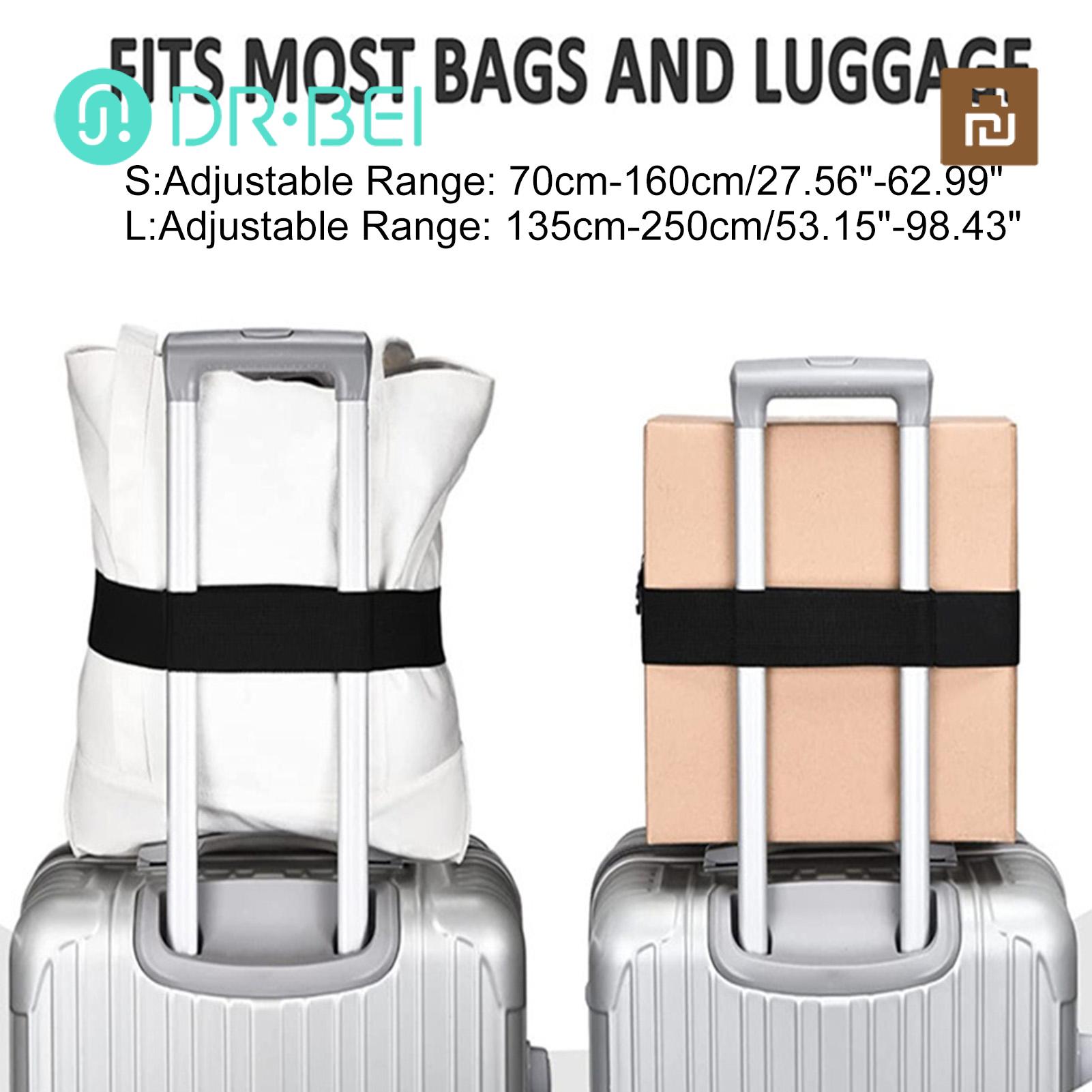 DR BEI Luggage Security Strap Elastic Two-in-One Suitcase Strap with Buckle. 