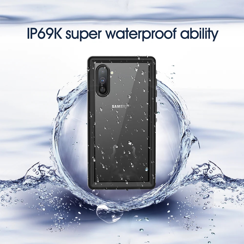 ShellBox IP68 Waterproof Case For Samsung Galaxy Note 10 Note 10+ Shockproof Heavy Duty Underwater Photography Diving Cover Case. 