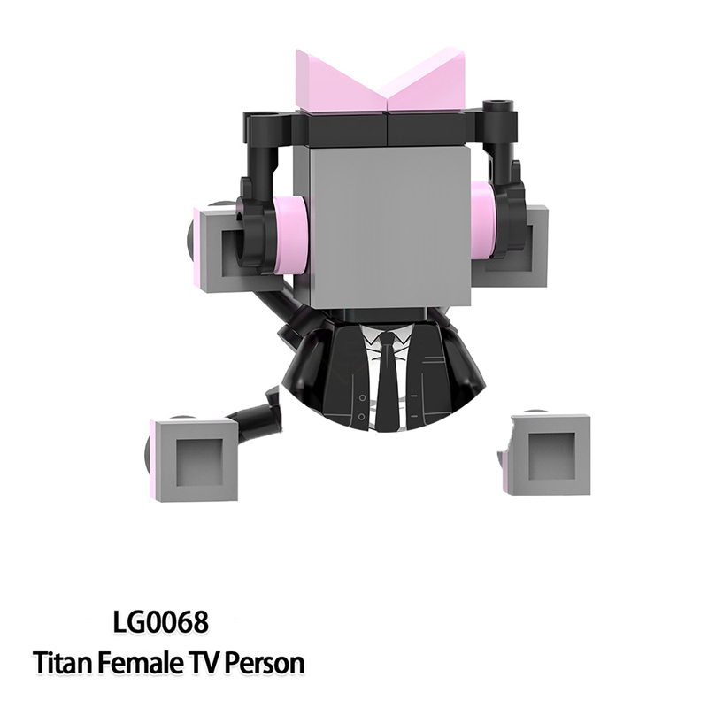 New Toilet Man Series Super Titan TV Man Sound Man Monitor Man puzzle puzzle block children's toys mini action figure Ruiqir Super Store. 